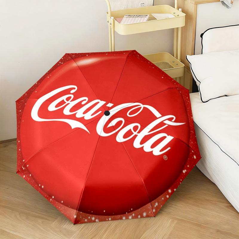 Christmas Gift Halloween Theme Bear Truck Coca Cola umbrella is suitable for all seasons, including home travel and outdoor activities Y15