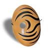 Maschera Naruto Halloween Sharingan Luminoso Uchiha Obito Maschera Bianca Accessori Cosplay