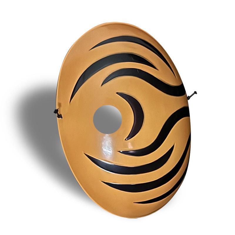 Maschera Naruto Halloween Sharingan Luminoso Uchiha Obito Maschera Bianca Accessori Cosplay
