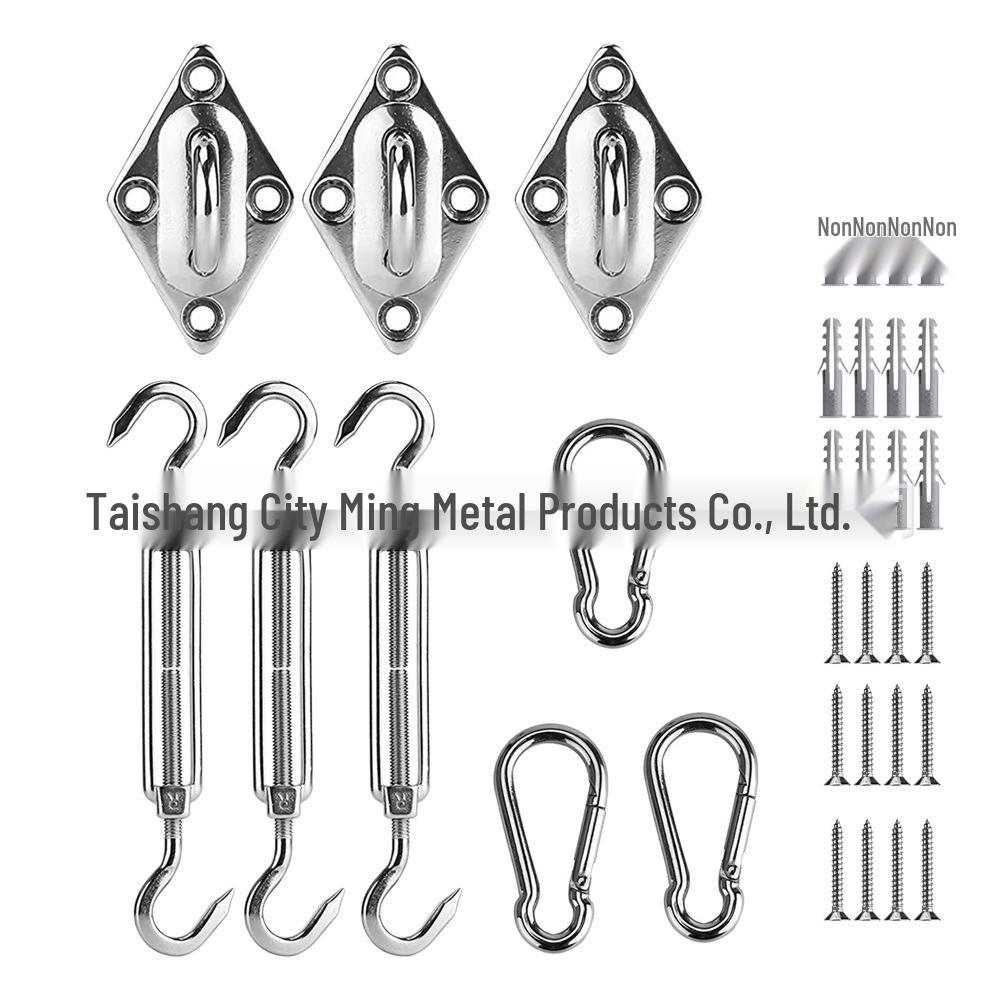 304 Stainless Steel Sunshade Sail Accessories: Diamond Buckle Tensioner