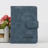 Leren Paspoorthouder Hoesjes Waterdichte Reizen Creditcard Portemonnee Schattig Paspoort Boekje voor Vrouwen/Mannen Gesp Paspoort Cover