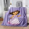 Dora Explorer Blanket Soft & Cozy Great for Couch Picnics Livingroom for All Occasions Stylish Decor Ideal Gift For Birthday Valentine'S Day