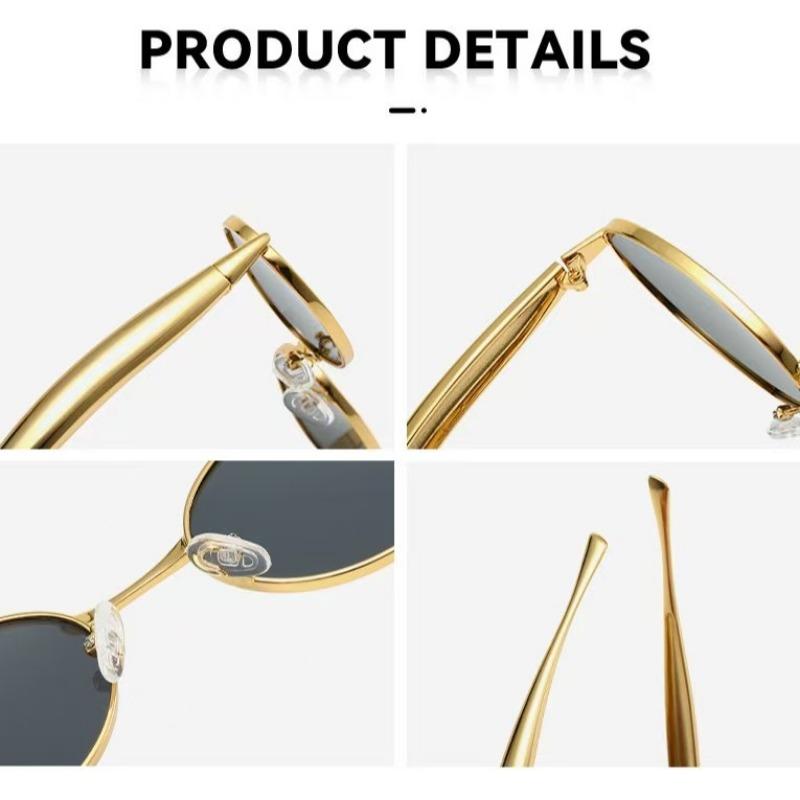 Retro Steampunk Sunglasses Vintage New Women's Metal Oval Sun Glasses Ladies Classic Glasses UV400 Sunscreen Eyewear