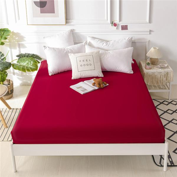 2026 HOT Waterproof Bed Cover Smooth Microfiber Mattress Protector Colorful Fitted Sheet Anti-mite Mattress Pad Deep Pocket Bedding Multi-size