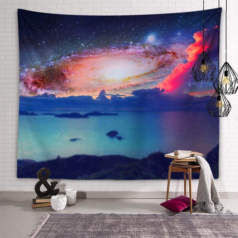 Beautiful Planet Tapestry Galaxy Star Wall Art Decoration Tapestry Dormitory Room Aesthetics Living Room Bedroom Home Decor