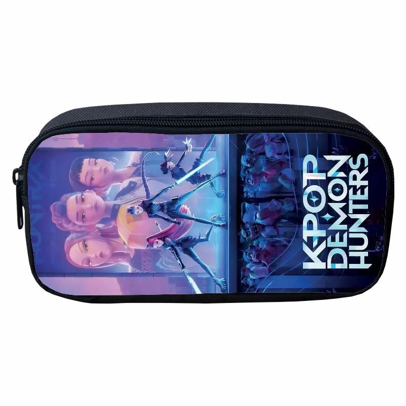 Printed Huntrix Kpop Witch Hunters K-POP Pencil Case, Cartoon Children's Student Storage Stationery Case
