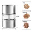 Portable Salt Pepper Grinder Stainless Steel Portable Mini Mill Grinder For Herb Pepper Spice Rose Salt Kitchen Tool