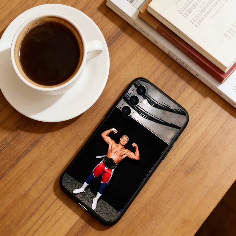 Wrestler C-Cody Rhodes Handyhülle Für Samsung Galaxy A73,A72,A71,A70,A53,A52,A51,Andere Weiche Schwarze Hülle