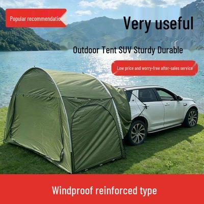 Upgraded Family Travel Tent with Double Doors and Expanded Storage