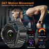 2026 T-REX 3 Military 1000mAh Large Battery Durable Adult SmartWatch Red Light Flashlight 5ATM Waterproof Sports Smart Watch Man