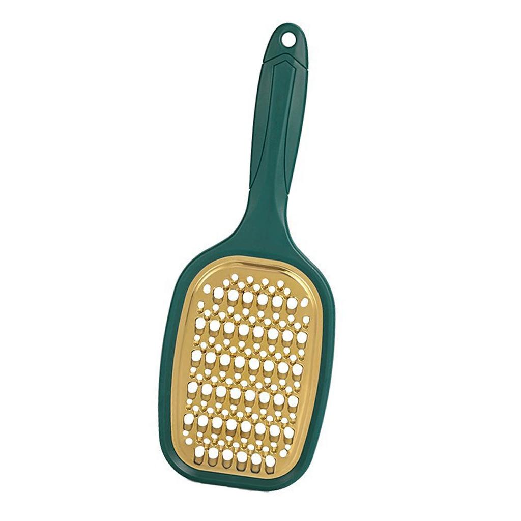 Ralador de Alimentos Multiuso de Aço Inoxidável para Batata Cenoura Cozinha Doméstica Verde