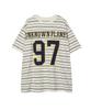 UNKNOWN PLANET Ivy Round Planet Rugby Tee White