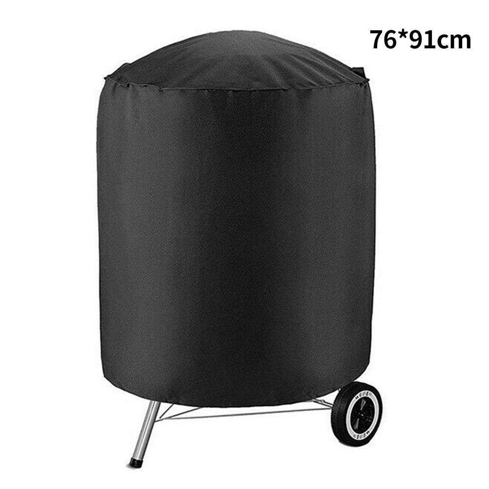 Outdoor Polyester Gas Grill Cover for Weber Q1000 Q2000 Series Patio Protection Against Rain Snow Dust and Cold Weather