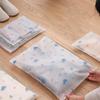 5pcs Printed Travel Storage Bag,Transparent Clothing Sorting Bag,Waterproof Zippered Underwear Packaging Bag Clothes Organizer