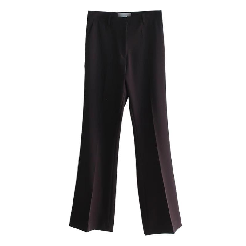 High-Waisted Women's Petite Flare Pants - Autumn/Winter 2024 Collection