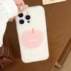 Pink Apple Applicable 16 Mobile Case 15 Promax Zhao Lusi Same Model Iphone17 Korean 13 Small Fresh 11 Soft