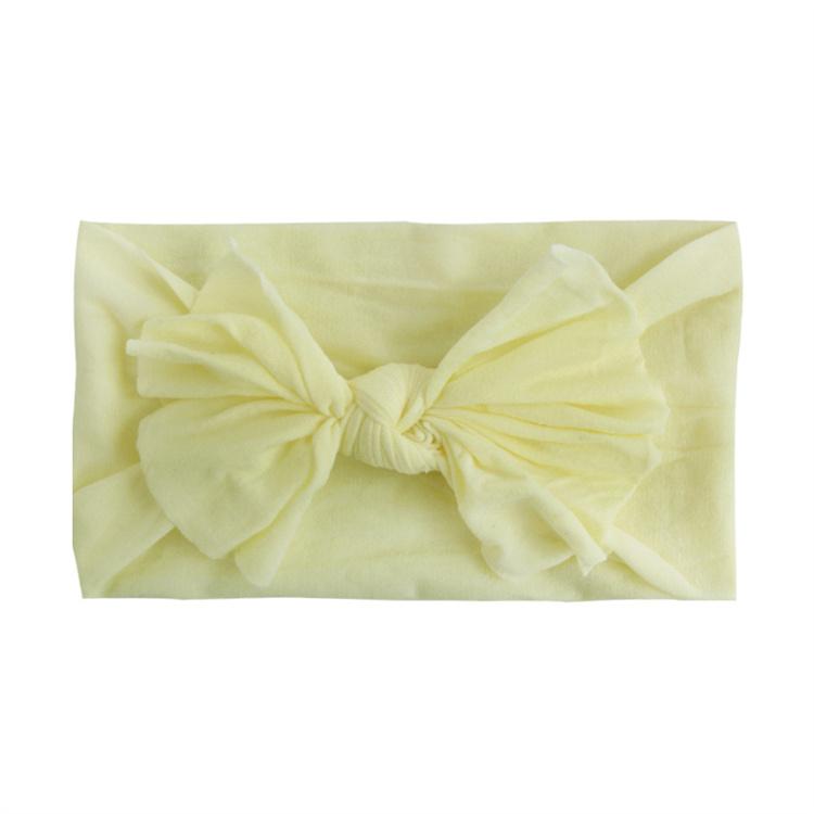 Nuovissimi Accessori Cerchietto per Bambino Morbido Confortevole Cerchietto con Fiocco in Nylon Dolci Cerchietti per Bambino
