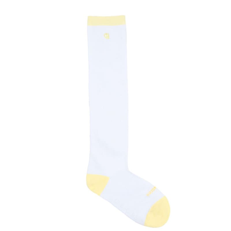 CDENOIRS WOMEN CN KNEE-SOCKS (PASTEL-YELLOW)