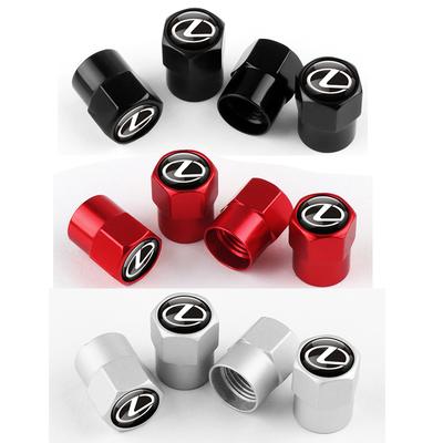 4pcs/SET Car Wheel Tire Valve Caps Stem Case Covers Accessories For IS250 EX300h F Sport CT200h IS300h ES300h NX RX IS LX
