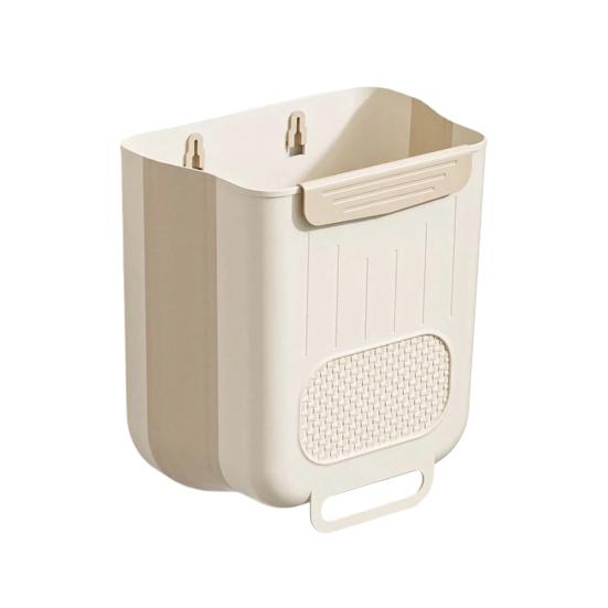 Składany Mini Kosz na Śmieci do Zawieszenia na Drzwiach Szafki Kosz na Odpady Kuchenne Składany Kosz na Śmieci pod Zlew do Kuchni Łazienki