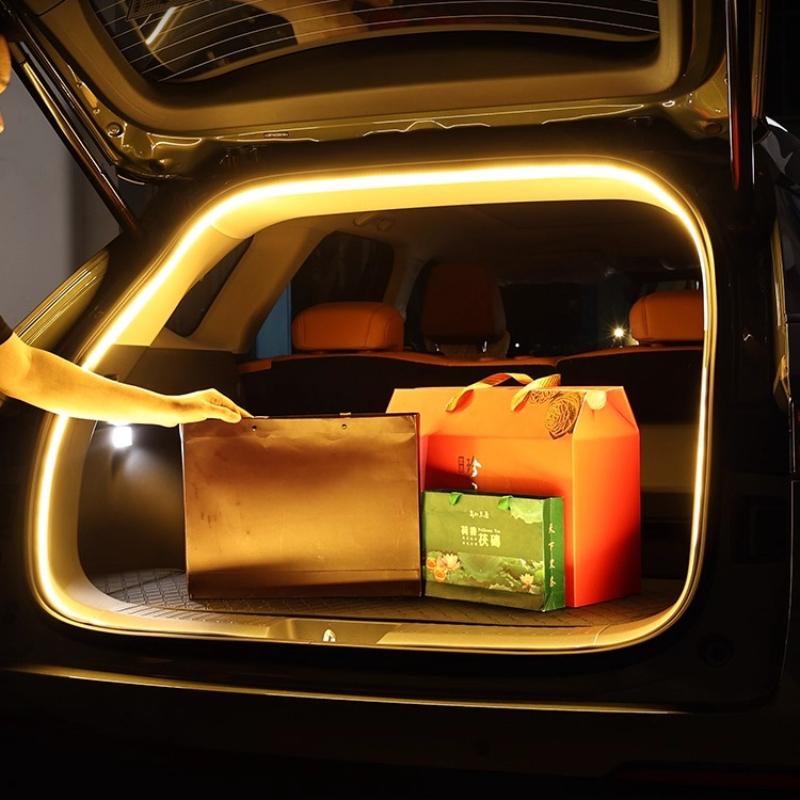 For Geely EX2 2025 Customized Trunk Lights Flexible Brighten LED Strip Waterproof Silicone Camping DIY Car Decorative Light