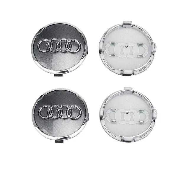 2026 61mm 4pcs Wheel Center Cap Emblem Hub for AQ3 A3 A4 A5 A6 A7 A8 S4 S6 Q5 Q7 Covers Badge Accessories Wheel Cap Label