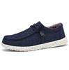 Foreign trade explosion large size 48 loafers men's canvas casual shoes one pedal driving lazy shoes spot