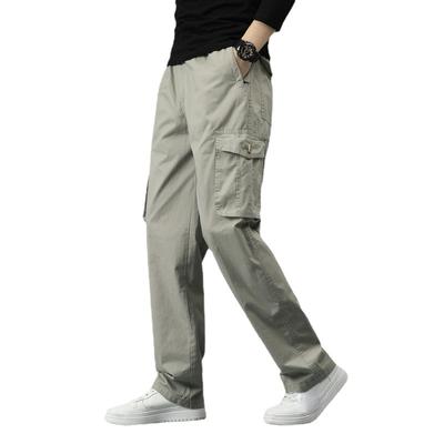 Sezione sottile primaverile e autunnale di pantaloni casual da lavoro di grandi dimensioni Pantaloni da lavoro americani di grandi dimensioni in cotone da uomo Nuovi