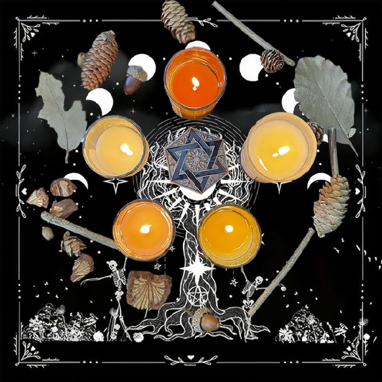 Astrologie Tarots Stoff Quadrate Pendel Divination Altar Tischdecke Brett für Tarots und Kartenspiele