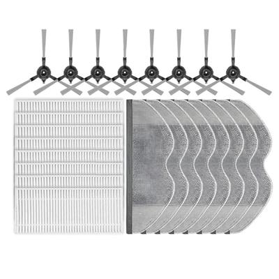 Ensemble d'accessoires compatibles pour aspirateur robot Xiaomi E5 C108 brosse latérale serpillière filtre remplacements