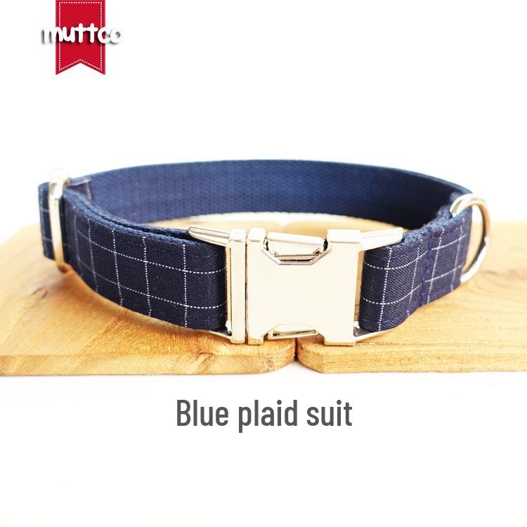 Engravable Thickened Zinc Alloy Dog Collar UDC-021 L