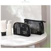 1/5Pcs NEW Transparent Portable Travel Storage Case Makeup Pouch Toiletry Organizer Mesh Cosmetic Bag