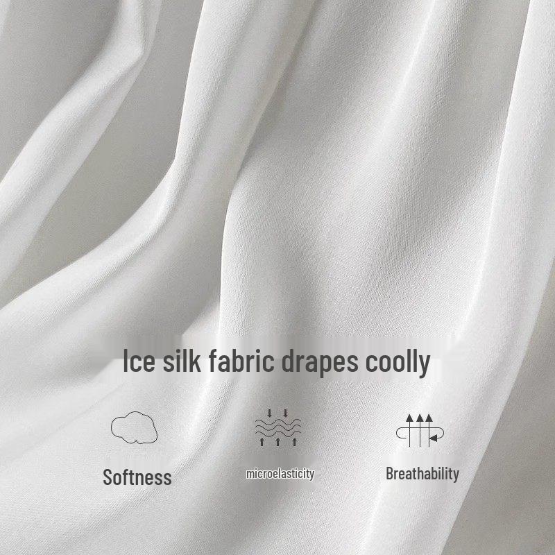 Ice Silk Three-Quarter Length Anti-Exposure Women's Lantern Shorts