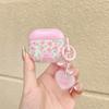 Korean pink small floral AirpodsPro1 earphone case for Apple 1/1/1 generation wireless Bluetooth case