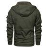 Autumn and Winter New Men's Removable Hooded Fleece Thickened Cotton Jacket Medium and Long Jacket Men