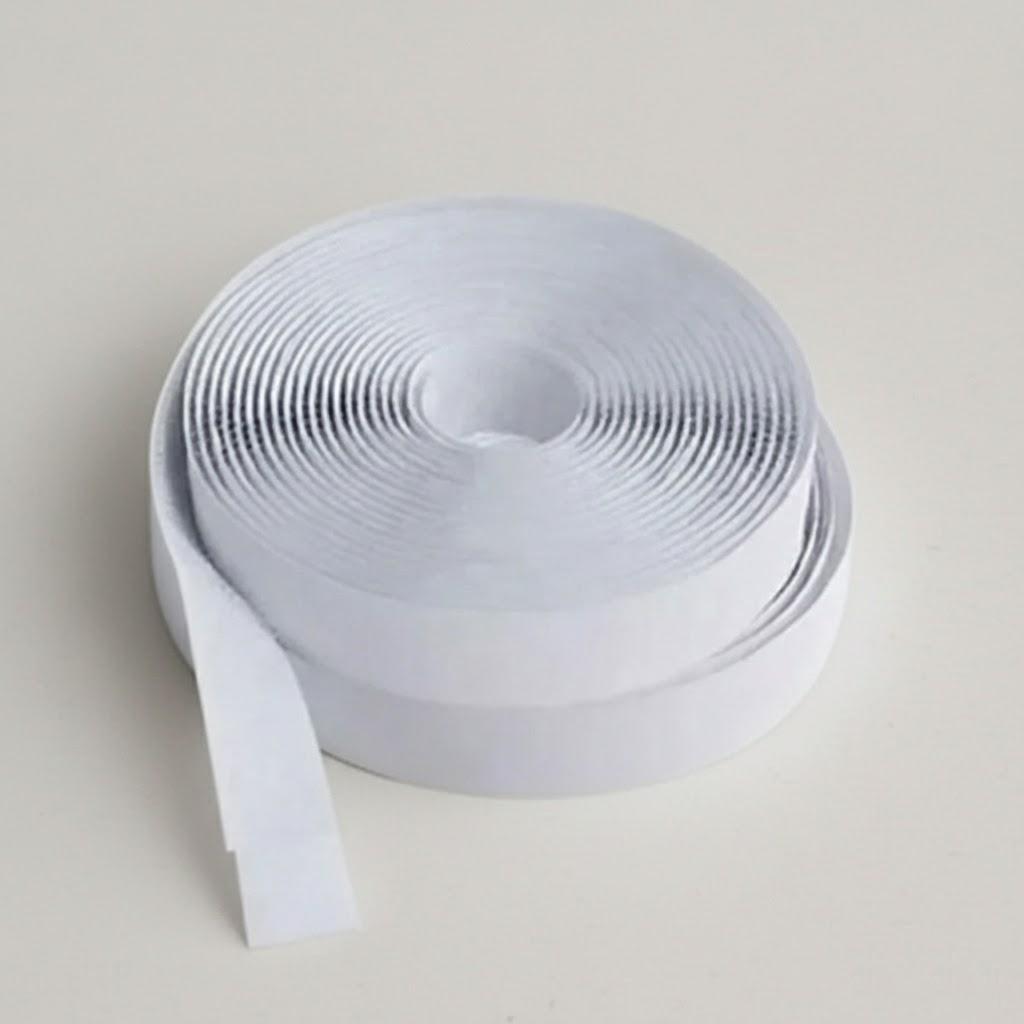 1 м самоклеящаяся лента Velcro (липучка) Нейлоновая липкая застежка для Дверных Занавесок Автомобильных Ковриков Домашнего Органайзера для Хранения Прочная белый