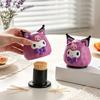 Cartoon Animal Toothpick Box with Dust-proof Lid Decorative Toothpick Holder Dispenser Organizer Container for Home Office Restaurant