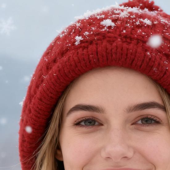 Yousheng Women Hat Solid Color Drawstring Warm Winter Knitted Hat Loose Fit Pullover Hat Outdoor Sports Travel Headwear