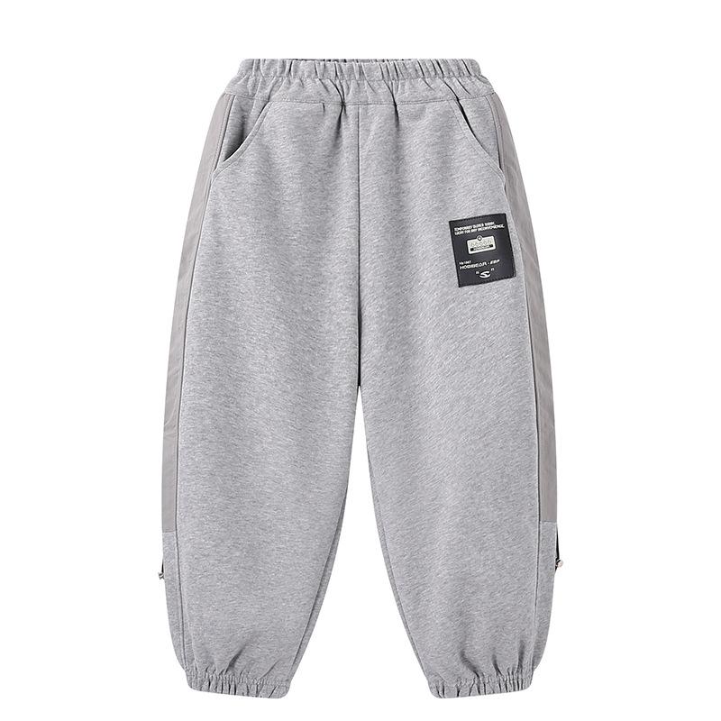 Boys Sweatpants Loose Elastic Waist Jogger Pants Casual Sport Trousers For School Daily Wear Kids Clothing Spring Autumn