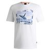 Boss Mens Whale Cotton T-Shirt