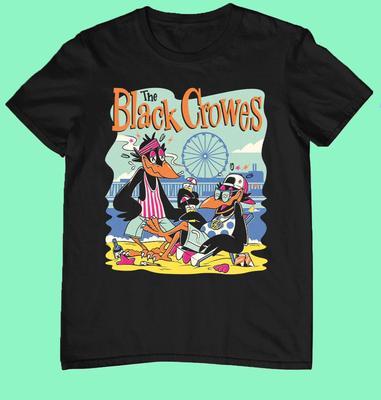 NEU The Black Crowes Welttournee Schweres Baumwoll-T-Shirt Schwarz S-5XL C317 Unisex T-Shirt