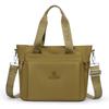 Borsa Tote Versatile in Nylon con Manici in Nastro Tasche con Zip Tracolla Regolabile Borsa a Spalla Casual da Donna per l'Uso Quotidiano