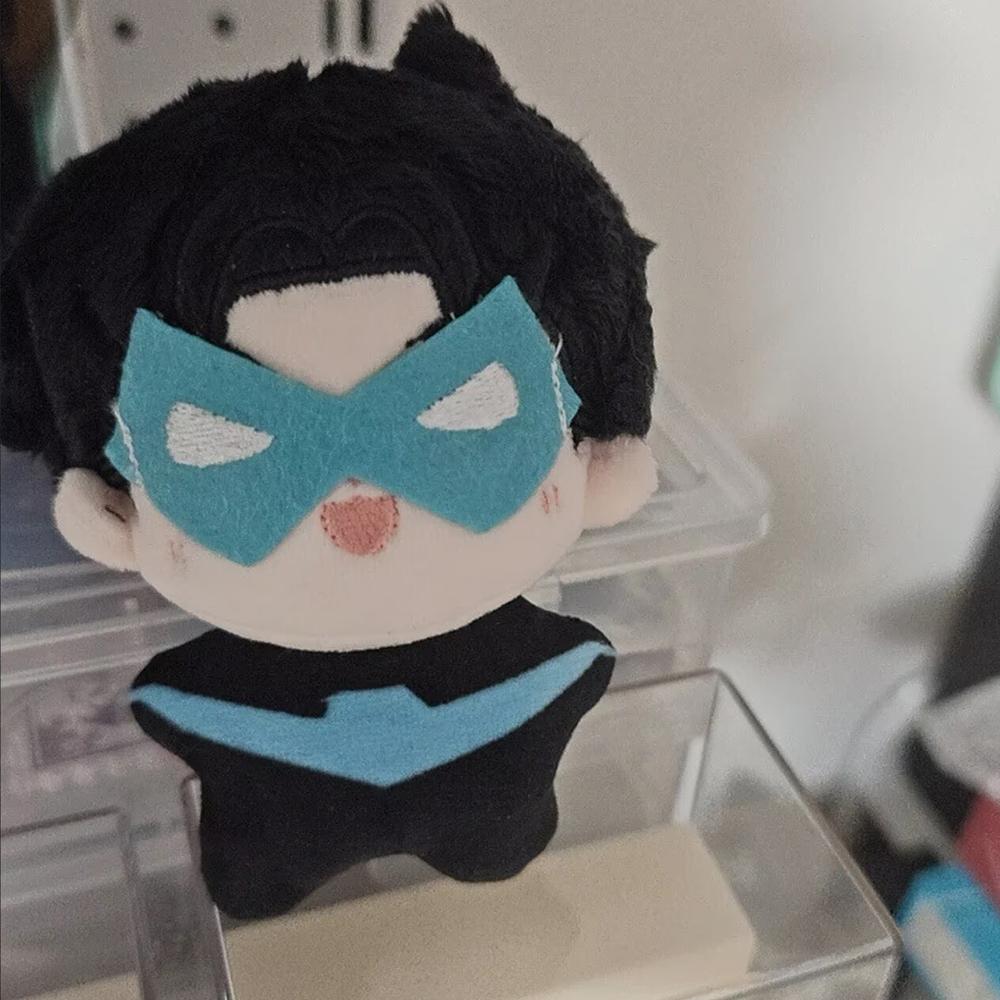 

10cm Grayson Todd Plush Doll Pendant Mini Robin Stuffed Doll Keychain Dick Grayson Plusie Toys Fan Kids XMAS Birthday Gift 10cm