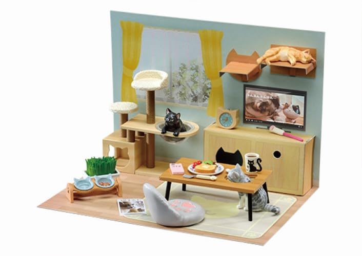 Petit Sample Daily Life 1BOX H115 X W70 X D50mm Made of PVC Re-Ment Nekoda-san's Approx.