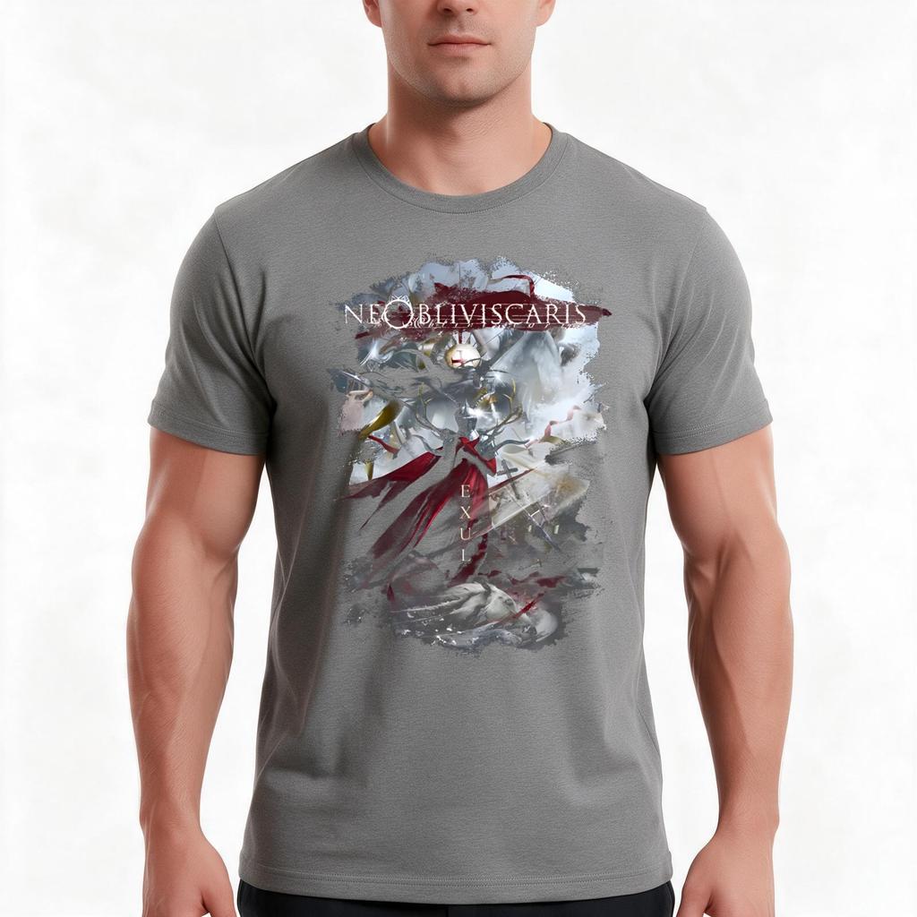 Ne Obliviscaris Exul Cover TShirt Summer Casual Cotton Tee Oversized Streetwear Tops Vintage Graphic Print Cotton
