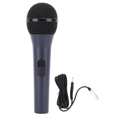 Wired Microphone Metal Mesh Balanced Output Ergonomic Grip Dynamic Vocal Mic for Karaoke Outdoor Singing