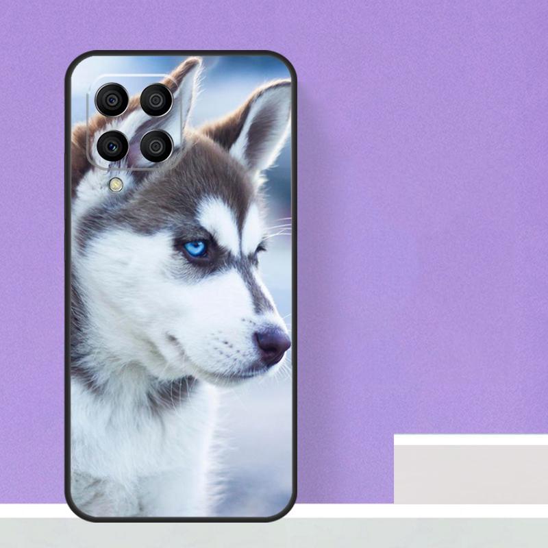 Animal Husky puppy Case For Samsung Galaxy M14 M34 M54 M31 M11 M13 M53 M51 M12 M32 M52 M16 M36 M56 M15 M35 M55