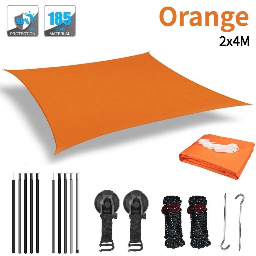 Car Awning for Van Campervan Caravan Truck Vehicle 2x3M 2x4M Waterproof Sun Shelter Canopy Anti-UV Outdoor Camping Shade Sails