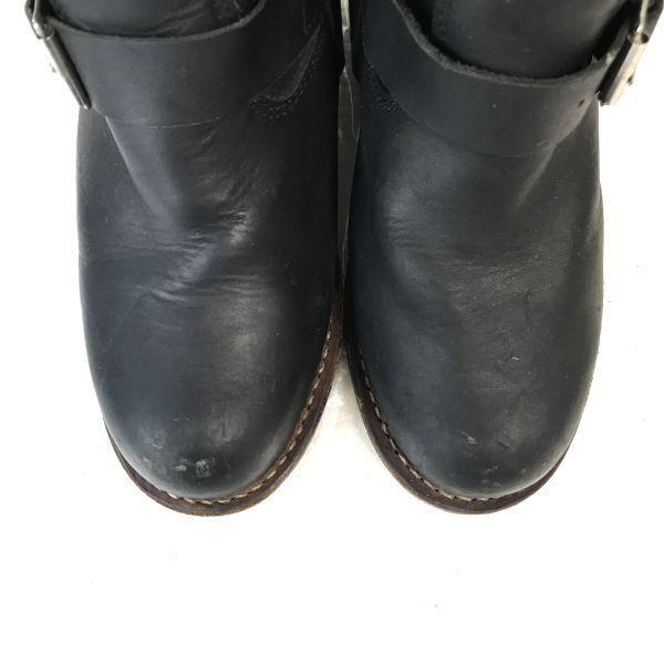 Golden Retriever Steel Toe Engineer Boots Women’s 23.0 Black Leather(USED)