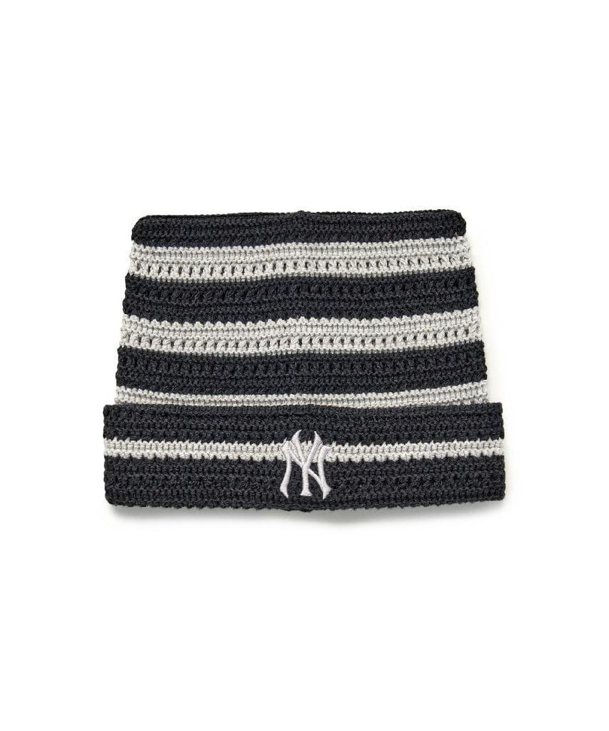 Emelbi Summer Stripe Meow Beanie Ny (Black)